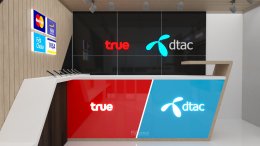ออกแบบ ผลิต และติดตั้งร้าน : ร้าน  True Dtac Shop เกาะหลีเป๊ะ จ.สตูล